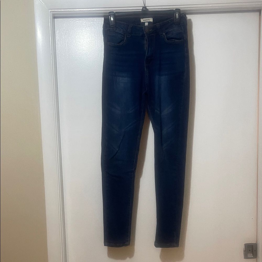 BAMBOO Dark Blue Skinny Jeans size 5/6